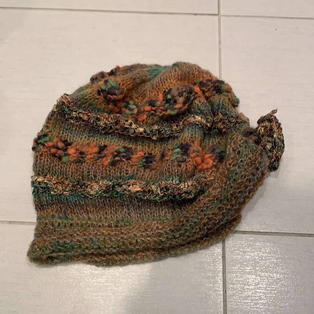 KNITTED BY ME🌺OOAK🌺Handmade Cardigan with Hat - Picture 15 of 17